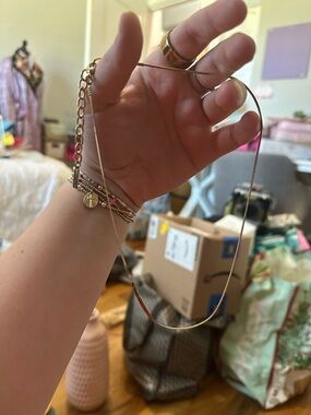 BaubleBar Gold-Tone Slim Chain Necklace